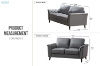 Picture of GROVA 2 Seater Air Leather Sofa Range