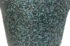 Picture of 363-013 Two-handled Speckled Dark Olive Green Ceramic Vase