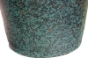 Picture of 363-014 One-handled Speckled Dark Olive Green Ceramic Vase