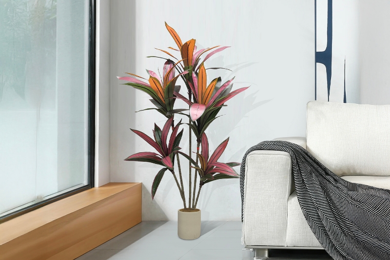 Picture of Artificial Potted Brazilian Red Ironwood Plant - H59"