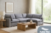 Picture of FAIRFIELD Feather-Filled Sectional Modular Sofa Range - 5PC Big Combo Set (Armlessx2 + Cornerx2 + Ottoman)