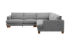 Picture of CONNERY Extra Large Sectional Sofa with Deep Seating & Ash Wood Base