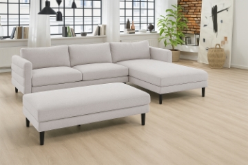 Picture of FINCH Sectional Sofa with Ottoman (Beige)