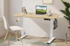 Picture of NEXUS 47" Electric Height Adjustable Standing Desk with LED Display (Oak)