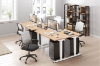 Picture of NEXUS 47" Electric Height Adjustable Standing Desk with LED Display (Oak)