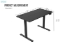 Picture of NEXUS 55" Electric Height Adjustable Standing Desk with LED Display (Black)