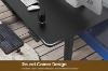 Picture of NEXUS 63" L-Shaped Electric Height-Adjustable Standing Desk with LED Display and USB Charging Port (Black)