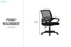 Picture of JESTON Height Adjustable Mesh Office Chair