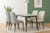 Picture of MIKASA 47" Sintered Stone Top 5PC Dining Set (Grey Table)