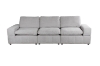 Picture of LUXEON Sectional Modular Sofa Range with Ottoman & Storage Console Hidden Cup Holders & Wireless Charging & USB Ports