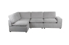 Picture of LUXEON Sectional Modular Sofa Range with Ottoman & Storage Console Hidden Cup Holders & Wireless Charging & USB Ports