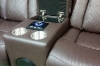 Picture of MONROSE Air Leather Dual Motor Reclining Sofa Range with Bluetooth Speaker + USB Port, Power Socket & Wireless Charging + LED Lighting (Brown)