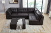 Picture of AUSTEN Foil-Printed Fabric Modular Sectional Sofa Range - 5PC Big Combo Set (Armlessx2 + Arm Facing Leftx1 + Arm Facing Rightx1 + Ottomanx1)