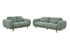 Picture of HELSINKI 3/2 Seater Fabric Sofa Range (Light Olive)