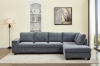Picture of OSAKA Sectional Sofa (Grey) - Chaise Facing Right without Ottoman