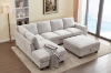Picture of OSAKA Sectional Sofa (Beige) - Storage Ottoman Only