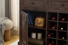 Picture of ODESSA Buffet/Wine Cabinet with 2 Drawers and Grid Organizer (Espresso)
