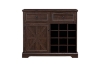 Picture of ODESSA Buffet/Wine Cabinet with 2 Drawers and Grid Organizer (Espresso)