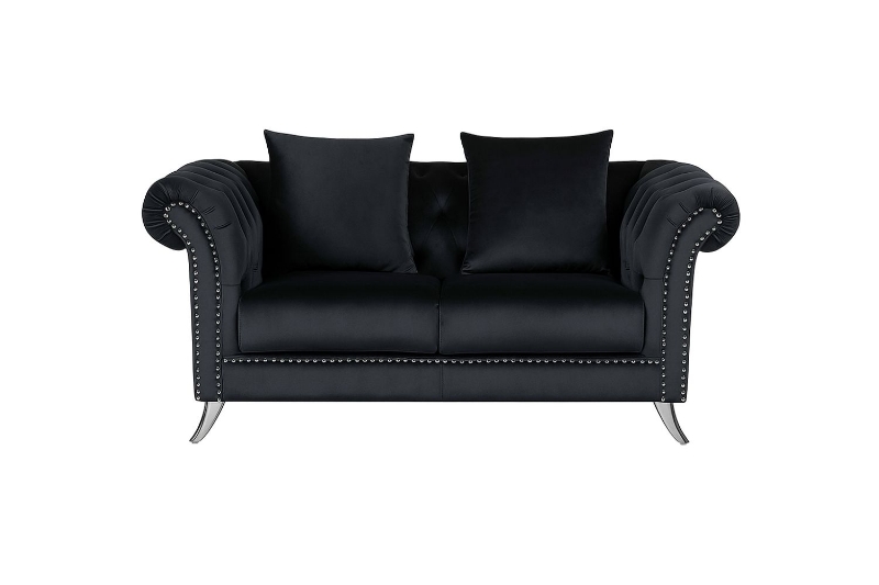 Picture of JOLANDA Fabric Sofa Range (Black) - Loveseat