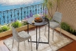Picture of OTIS D27" Tempered Glass Top Dining Table/Bar Table (Black)