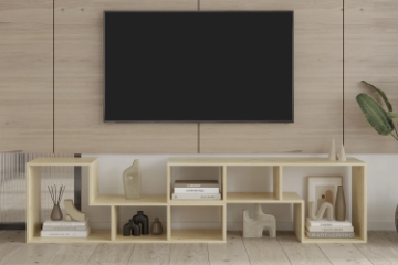 Picture of LIZZY Extensible 140-210 Double L-Shaped TV Stand