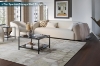 Picture of TOBAGO 27" Square Tempered Glass Coffee Table (Black)
