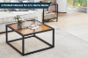 Picture of TOBAGO 27" Square Tempered Glass Coffee Table