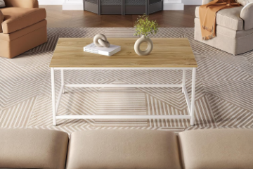 Picture of GASTON 31.5" Coffee Table (Oak Colour)