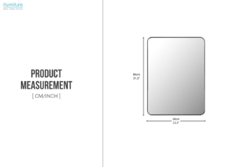 Picture of 329-060 H31.5" Rectangular Wall Mirror