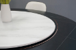 Picture of NOAM D31.5" Round Sintered Stone Lazy Susan Turntable (White)