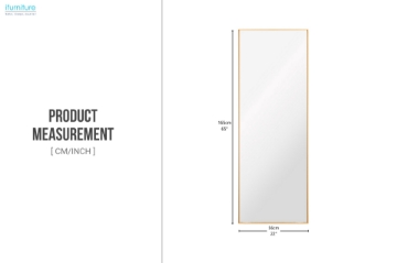 Picture of 329-055 H65" Rectangular Aluminum Alloy Mirror