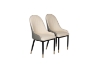 Picture of ORBIT 59" 5PC/7PC Round Rotating Sintered Stone Top Dining Set (White Top)