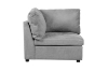 Picture of ASPECT Nappa Fabric Memory Foam Sectional Modular Sofa (Grey) - Corner