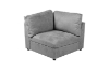 Picture of ASPECT Nappa Fabric Memory Foam Sectional Modular Sofa (Grey) - Corner