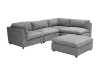 Picture of ASPECT Nappa Fabric Memory Foam Sectional Modular Sofa (Grey) - 5PC Big Combo Set