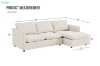 Picture of BENDON Fabric Sectional Sofa (Off White) - Water Resistant