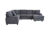 Picture of  LORINA Fabric U-shape Sectional Sofa - Chaise Facing Left