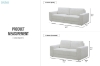 Picture of CORTONA 3/2 Seater Fabric Sofa Range 