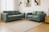 Picture of MARLOW Fabric Sofa Range (Moss Green) - Loveseat+Sofa Set