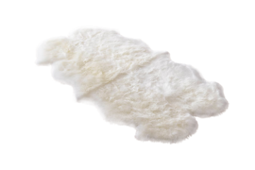 Picture of 388-005 Natural Long Wool Sheepskin Rug - (63"x23.5")