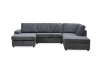 Picture of WILLIAM Sectional Sofa with Ottoman - Chaise Facing Left