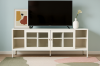 Picture of STARK Steel Frame 59" Sliding Door TV Unit (Cream)