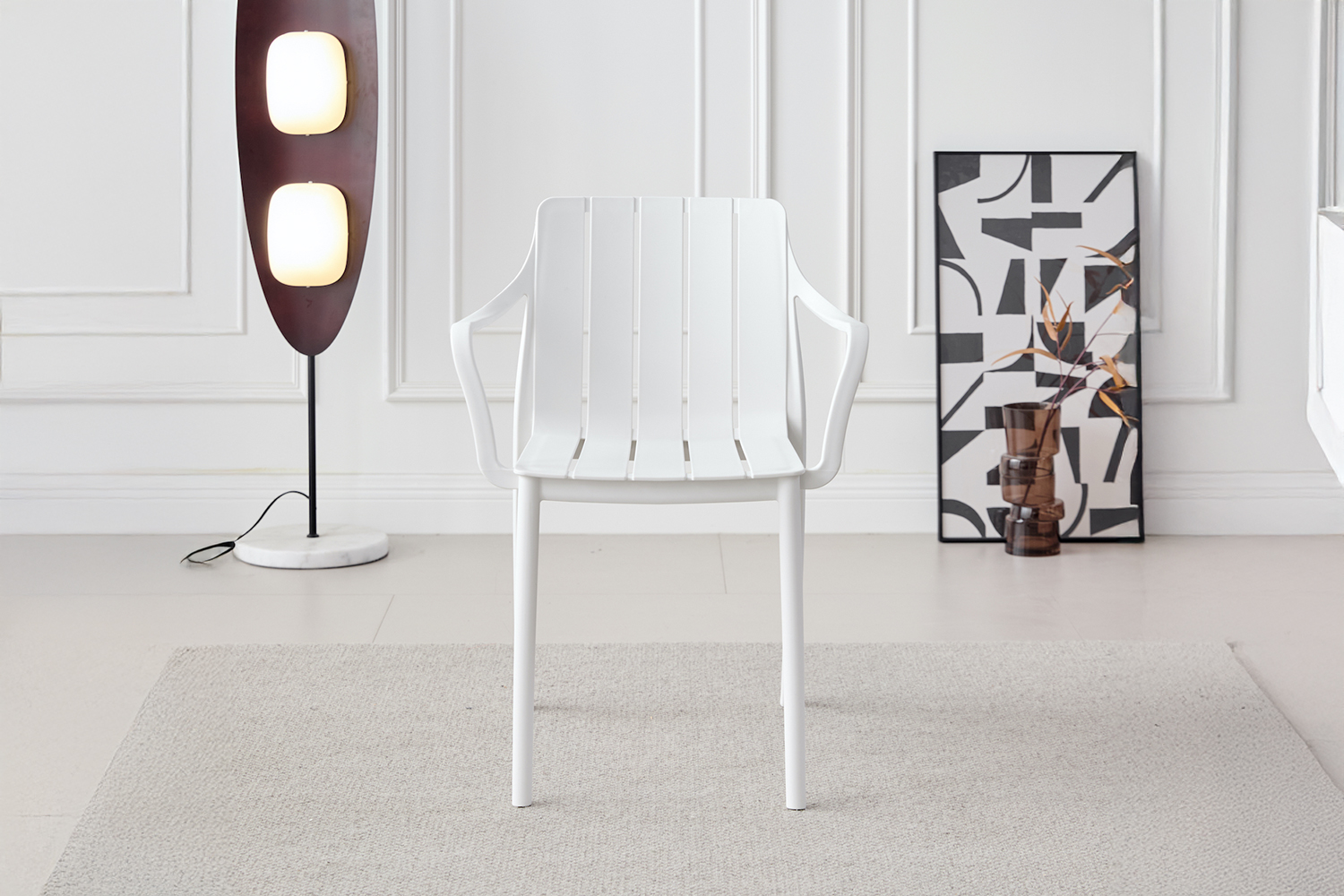 TUFEX Dining Chair - UV, Water & Moisture Resistance (White)-iFurniture ...