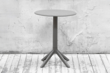 Picture of FLORINA D23.5" Round Dining Table - UV, Water & Moisture Resistance (Grey)