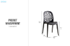 Picture of ANTHEA Cafe Chair/Dining Chair (Black)