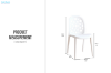 Picture of ANTHEA Cafe Chair/Dining Chair (White)