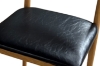 Picture of HORN Metal Frame Dining Chair with Black Cushion - Each