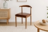 Picture of HORN Metal Frame Dining Chair with Brown Cushion - Each