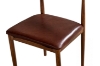 Picture of HORN Metal Frame Dining Chair with Brown Cushion - Each
