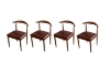 Picture of HORN Metal Frame Dining Chair with Brown Cushion